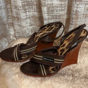 Dolce & Gabanna Wedge Heel Sandal